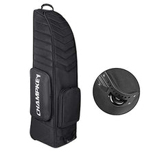 Load image into Gallery viewer, Champkey Professional Soft-Sided Golf Club Travel Bag - Heavy Duty 1200D Polyester Oxford Wear-Resistant, Excellent Zipper Universal Size with Wheels