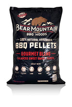 Load image into Gallery viewer, BEAR MOUNTAIN Premium BBQ WOODS 100% All-Natural Hardwood Pellets - Gourmet Blend (20 lb. Bag) Perfect for Pellet Smokers, or Any Outdoor Grill-Rich, Smoky Wood-Fired Flavor