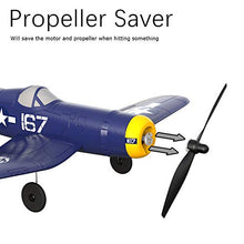 Load image into Gallery viewer, Top Race Rc Plane 4 Channel Remote Control Airplane Ready to Fly Rc Planes for Adults, Remote Control War Plane F4U Corsair with Propeller Saver (TR-F4U)