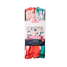 Load image into Gallery viewer, COOLJOB Gardening Gloves for Women and Ladies, 6 Pairs Breathable Rubber Coated Yard Garden Gloves, Outdoor Protective Work Gloves with Grip, Medium Size Fits Most, Red & Green