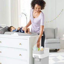 Load image into Gallery viewer, Skip Hop Diaper Pail with Dual Air-Lock, Premium Slim Design, Fits Standard Trash Bags, White