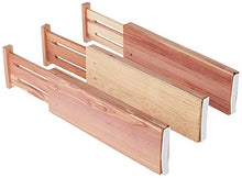 Load image into Gallery viewer, Axis International Marketing Drawer 3 pc Cedar Expandable, 3pc Dresser Divider, 3 Count
