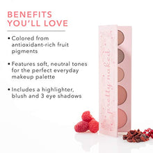 Load image into Gallery viewer, 100% PURE Pretty Naked Palette (Fruit Pigmented), Everyday Makeup Palette w/ 3 Eyeshadows, Blush, Face Highlighter, Natural Makeup Look, Vegan Makeup (Soft, Neutral Tones)