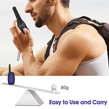 Load image into Gallery viewer, Topsung Walkie Talkies for Adults,Rechargeable Walkie Talkie with 12 X 1000Mah Batteries and Charger,Portable Two Way Radio Up to 3 Miles for Camping Fishing and Hunting (Purple Camo Orange Blue)