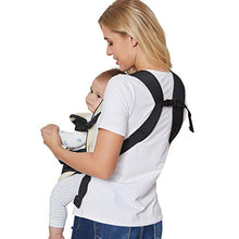 Load image into Gallery viewer, Neotech Care Baby Carrier - Front and Back Carrying - Adjustable, Breathable & Lightweight - for Infant, Child, Toddler - Black with Beige