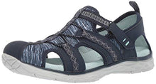 Load image into Gallery viewer, Dr. Scholl's Shoes Women's Andrews Fisherman Sandal, Navy Nubuck/Fabric, 9.5 M US