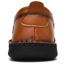 Load image into Gallery viewer, Shaire Men's Casual Slip on Loafers Mens Breathable Comfortable Dress Shoes Brown