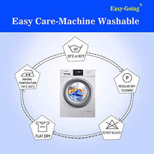 Load image into Gallery viewer, Easy-Going Sofa Slipcover Reversible Sofa Cover Water Resistant Couch Cover with Foam Sticks Elastic Straps Furniture Protector for Pets Kids Children Dog Cat(Sofa, Navy/Ivory)