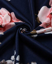 Load image into Gallery viewer, ZZER Women's Sleeveless Floral Racerback Loose Swing Casual Tunic Beach Long Maxi Dresses with Pockets (C3052RoyBlue,L)