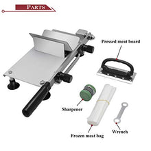 Load image into Gallery viewer, BAOSHISHAN Manual Frozen Meat Slicer Household Slicing Machine Cutter Stainless Steel for Mutton Beef Roll Bacon Cheese Vegetable Hot Pot Helper ZB-208B
