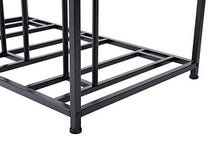 Load image into Gallery viewer, BirdRock Home 3 Bike Stand Rack with Storage – Metal Floor Bicycle Nook – Great for Parking Road, Mountain, Hybrid or Kids Bikes – Garage Organizer - Helmet - Sports Storage Station - Black