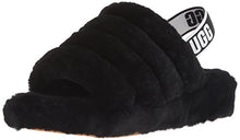 Load image into Gallery viewer, UGG Women's Fluff Yeah Slide Slipper, Black, 8