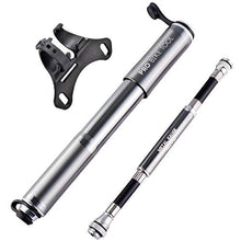 Load image into Gallery viewer, Pro Bike Tool Mini Bike Pump with Gauge, Presta and Schrader Valve Compatible Bicycle Tire Pump for Road, Mountain and BMX Bikes, High Pressure 100 Psi, Mount