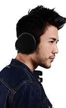 Load image into Gallery viewer, Ear Warmers For Men Women Foldable Fleece Unisex Winter Warm Earmuffs Outdoor Skiing,Biking (Black)