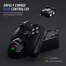 Load image into Gallery viewer, Controller Charger for Xbox, YCCTEAM Battery Pack Rechargeable for Xbox One, Xbox One X, Xbox One S, Xbox One Elite Controller, Charging Station for Xbox One with 2pcs 1200mAh Rechargeable Battery