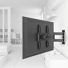 Load image into Gallery viewer, WALI TV Wall Mount Bracket Full Motion Articulating Extend Arm for Most 23-55 inches LED, LCD, OLED Flat Screen TVs up to 99lbs VESA 400x400mm with Tilting for Display (FTM-1), Black