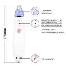 Load image into Gallery viewer, Mlikang Blackhead Remover Vacuum Suction Pore Cleaner, Blackhead Vacuum Extractor Tool Device Comedo Removal Suction Kit Electric Cleaning Tool Beauty Device for Women Men Face Nose