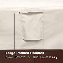 Load image into Gallery viewer, Vailge Patio Chair Covers, Lounge Deep Seat Cover, Heavy Duty and Waterproof Outdoor Lawn Patio Furniture Covers, Medium Beige & Brown