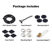 Load image into Gallery viewer, EVIL ENERGY 5/16" Transmission Oil Cooler, 4 Pass Tube and Fin Cooler Kit Universal Aluminium Black