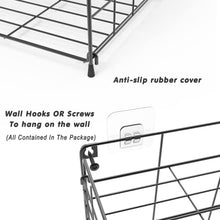 Load image into Gallery viewer, Vidor Adjustable Water Bottle Organizer,3-Tier Wall-Mounted Water Bottle Rack,Tumbler Organizer for Kitchen Cabinets.Suitable for Kitchen Countertops, Cabinets, Pantries, Living Room Storage,Black