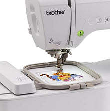 Load image into Gallery viewer, Brother PE550D Embroidery Machine, 125 Built-in Designs Including 45 Disney Designs, 4" x 4" Hoop Area, Large 3.2" LCD Touchscreen, USB Port, 9 Font Styles