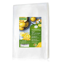 Load image into Gallery viewer, TashiLiving Vacuum Sealer Bags for food 11x16 inch - 100 Count,Gallon Size Freezer Sous Vide Pre-cut Bags - 4mil BPA-Free