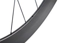 Load image into Gallery viewer, Queen Bike 88mm Carbon Wheels 700c Wheelset Matte Finish Bike Carbon Wheels Clincher