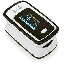Load image into Gallery viewer, Innovo Deluxe iP900AP Fingertip Pulse Oximeter with Plethysmograph and Perfusion Index (Off-White with Black)