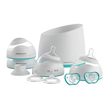 Load image into Gallery viewer, Nanobebe Baby Bottles Breastmilk Starter Set, Anti Colic Newborn Bottle Protects Breast Milk Nutrients, Breastfed Baby Bottles Set Includes Bottle Warmer (ttpm Award Winner)
