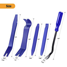 Load image into Gallery viewer, GOOACC 5PCS Auto Trim Removal Tool Kit No-Scratch Pry Tool Kit for Car Door Clip Panel & Audio Dashboard Dismantle -5PCS