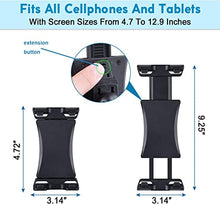 Load image into Gallery viewer, JUBOR Bike Tablet Holder, Portable Bicycle Car Phone Tablet Mount for Indoor Gym Treadmill, Spinning, Exercise Bike iPad Holder, iPad Pro, iPad Mini, 2, 3, iPad Air, iPhone Smartphone