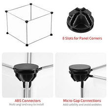 Load image into Gallery viewer, HUALIAN Pets Playpen, DIY Plastic Exercise Modular Enclosure Pet Run, Crate Kennel Cage for Guinea Pig, Rabbit, Hamster Playpen 12 Panels, 35cm x 45 cm