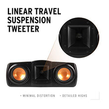 Load image into Gallery viewer, Klipsch Synergy Black Label C-200 Center Channel Speaker for Crystal-Clear Dialogue and Vocals with Proprietary Horn Technology, Dual 5.25” High-Output Woofers, and Dynamic 1” Tweeter in Black