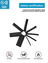 Load image into Gallery viewer, 650pcs Heat Shrink Tubing Black innhom Heat Shrink Tube Wire Shrink Wrap UL Approved Ratio 2:1 Electrical Cable Wire Kit Set Long Lasting Insulation Protection, Safe and Easy, Eco-Friendly Material
