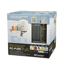 Load image into Gallery viewer, Watts Premier WP531417 RO Pure Plus Reverse Osmosis Filtration System with Top-Mount Twist Faucet, Brushed Nickel, Standard