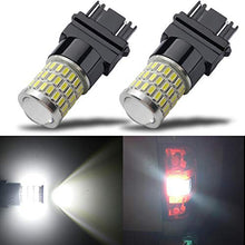 Load image into Gallery viewer, iBrightstar Newest 9-30V Super Bright Low Power 3157 4157 3057 3156 LED Bulbs with Projector Replacement for Back Up Reverse Lights and Tail Brake Parking Lights, Xenon White