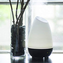 Load image into Gallery viewer, HealthSmart Essential Oil Diffuser, Cool Mist Humidifier and Aromatherapy Diffuser with 500ML Tank Ideal for Large Rooms, Adjustable Timer, Mist Mode and 7 LED Light Colors, White