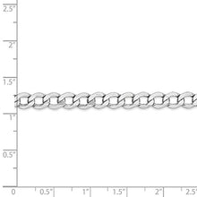 Load image into Gallery viewer, 14k White Gold 5.25mm Curb Link Bracelet Chain 7 Inch Necklace Pendant Charm Fine Jewelry For Women Gifts For Her