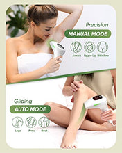 Load image into Gallery viewer, XSOUL At-Home IPL Hair Removal for Women and Men Permanent Hair Removal 500,000 Flashes Painless Hair Remover on Armpits Back Legs Arms Face Bikini Line, Corded