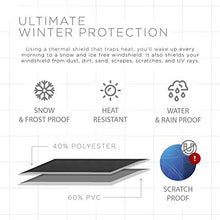 Load image into Gallery viewer, OxGord Windshield Snow Cover - Original Design Best for Ice Removal - All Weather Winter & Summer Auto Sun-Shade - Universal Fit for Truck SUV Van Car Accessories - Front Window