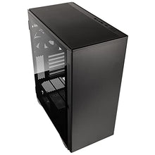 Load image into Gallery viewer, KOLINK Stronghold Barricade Gaming PC Case EATX with Removable Hood, Hinged Tempered Glass Door, 2 x 120 mm PC Fans, Midi Tower E ATX Case, Gamer PC Case, Gaming PC Case