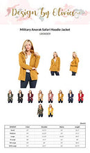 Load image into Gallery viewer, Design by Olivia Women's Military Anorak Safari Hoodie Jacket Army Camo2 S