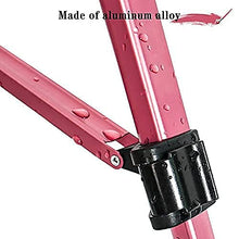 Load image into Gallery viewer, Coestai 60" Painting Easel Stand, 21"to 60"Adjustable Easel for Painting Canvases Aluminum Art Easel with Paintbrush Tray Display Stand (Rose)…