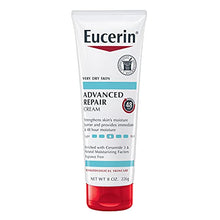 Load image into Gallery viewer, Eucerin Advanced Repair Cream, Body Moisturizer for Very Dry Skin, Body Cream with Ceramide 3 & Natural Moisturizing Factors, Fragrance Free, Tube, 8 oz