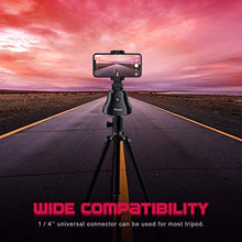 Load image into Gallery viewer, Smart Tracking Holder, Foxnovo 360°Rotation Auto Face/Object Tracking Holder Intelligent Follow Portable Smart Selfie Stick, Video/Vlog Shooting Robot Cameraman for iPhone/Android Phone (Black)