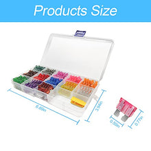 Load image into Gallery viewer, 130 Pcs Car Standard Blade Fuse Assortment Kit (1/2/3/4/5/7.5/10/15/20/25/30/35/40A), Puller Tool Included, Well Organized, Fuse Replacement for Cars, SUVs, Vehicles, Boats, Motorbikes, Trucks