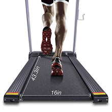 Load image into Gallery viewer, MaxKare Electric Treadmill Foldable Running Machine 8.5 MPH Max Speed & 15 Pre-Set Programs Easy Assembly with Adjustable Display Panel 3-Level Manual Incline Convenient Tablet Stand for Home Use