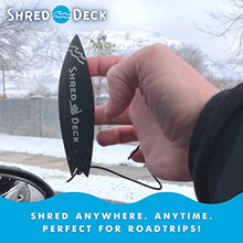 Load image into Gallery viewer, Shred Deck Finger Surfboard | Toy Finger Surf Board | Surf The Wind | Mini Surfboard for Kids Teens Adults | Surf Anywhere Anytime (Black)