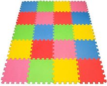 Load image into Gallery viewer, Angels 20 XLarge Foam Mats Toy ideal Gift, Colorful Tiles Multi Use, Create & Build A Safe PLay Area Interlocking Puzzle eva Non-Toxic Floor for Children Toddler Infant Kids Baby Room & Yard Superyard
