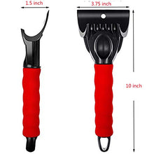 Load image into Gallery viewer, Jelacy 4 Pack Snow Ice Scraper with Ergonomic Foam Grip, Frost and Snow Removal for car Windshield and Window